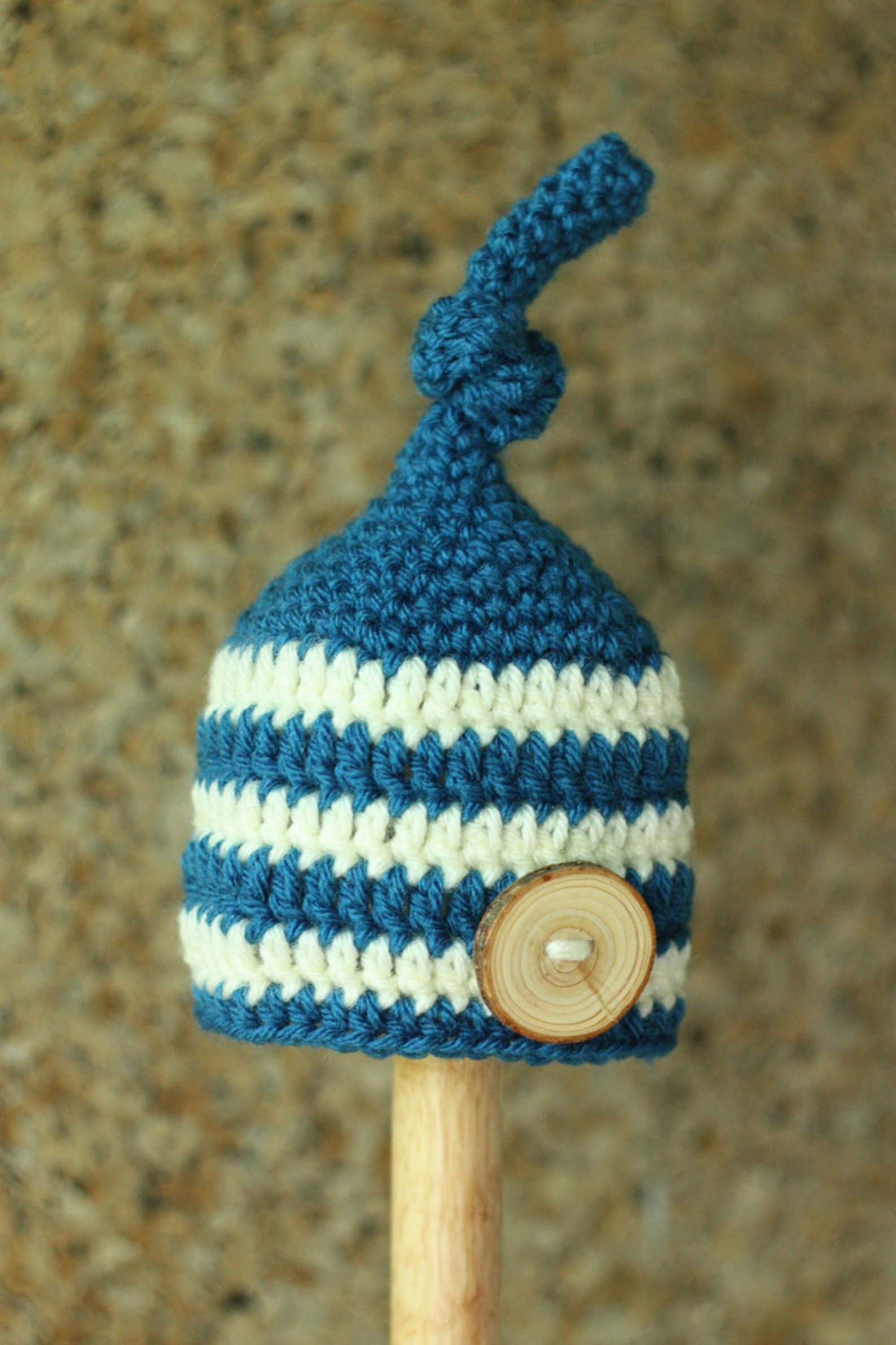 PDF Crochet Knotted Top Hat Pattern Newborn Etsy