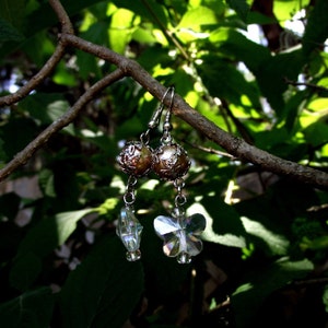 Iridescent Butterfly Earrings