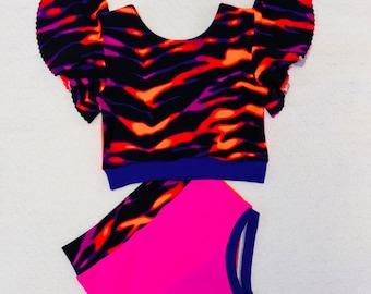 The "Abby" Boutique Dancewear / Pageant / Dance Outfit / Practice wear / Dance Costume / Swimwear / Swimming Suit / Beach Wear