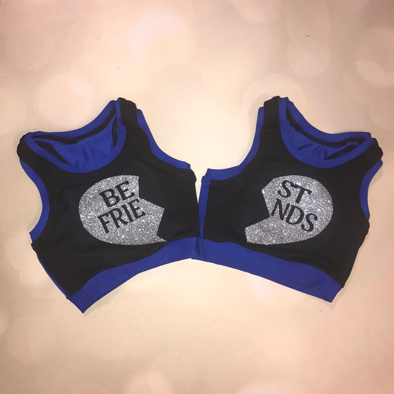 Girls Dancewear Crop Top sports bra set and optional Matching Etsy