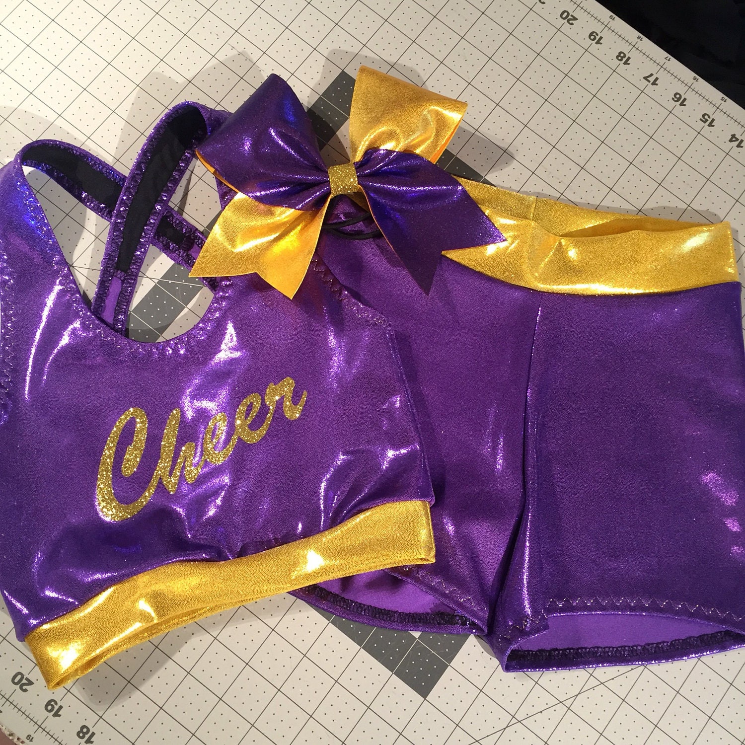 The lynsey Girls Dancewear Sports Bra Shorts and Etsy