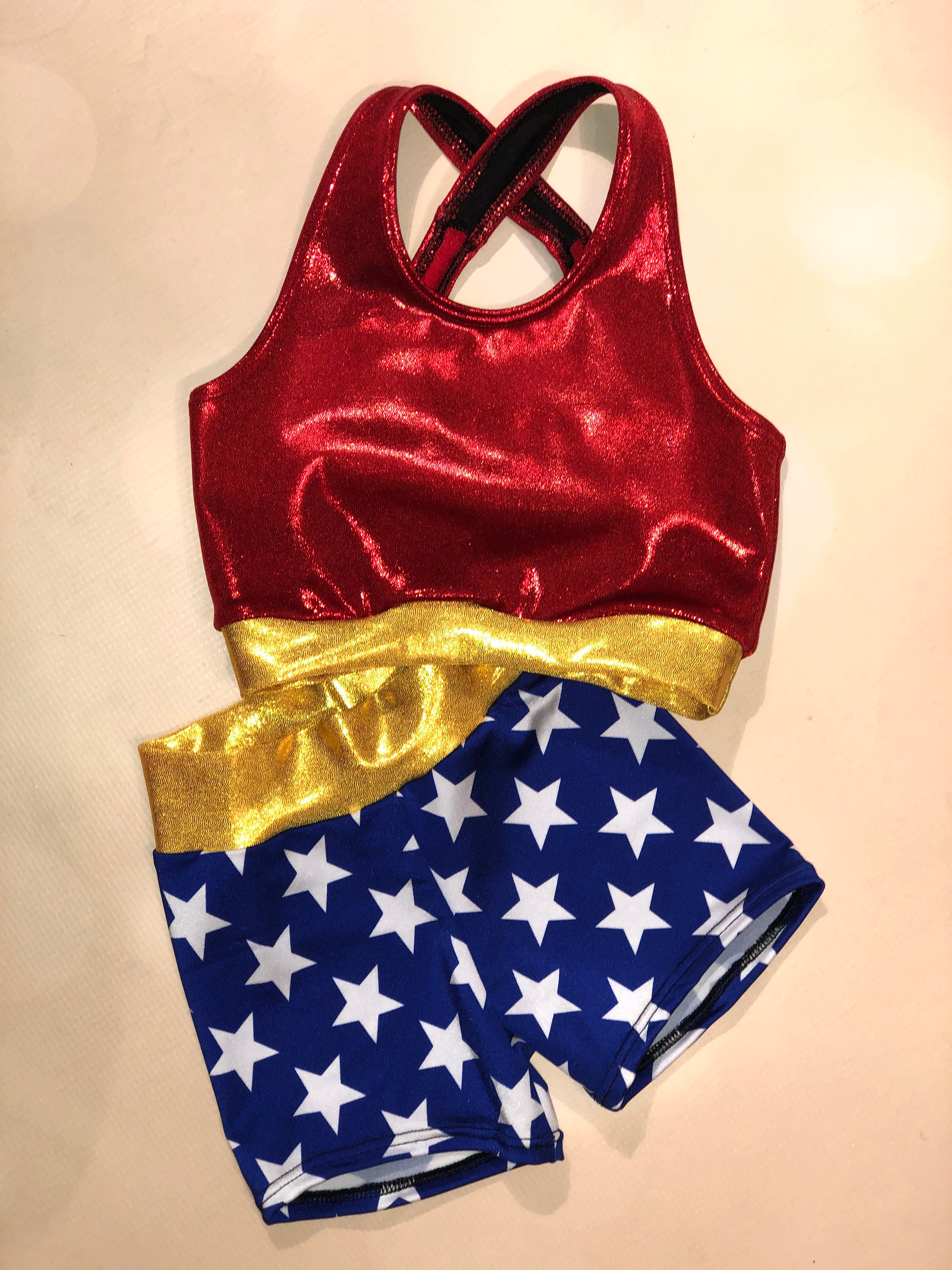 The bailey Sports Bra, Spandex Short, Optional Matching Cheer Bow