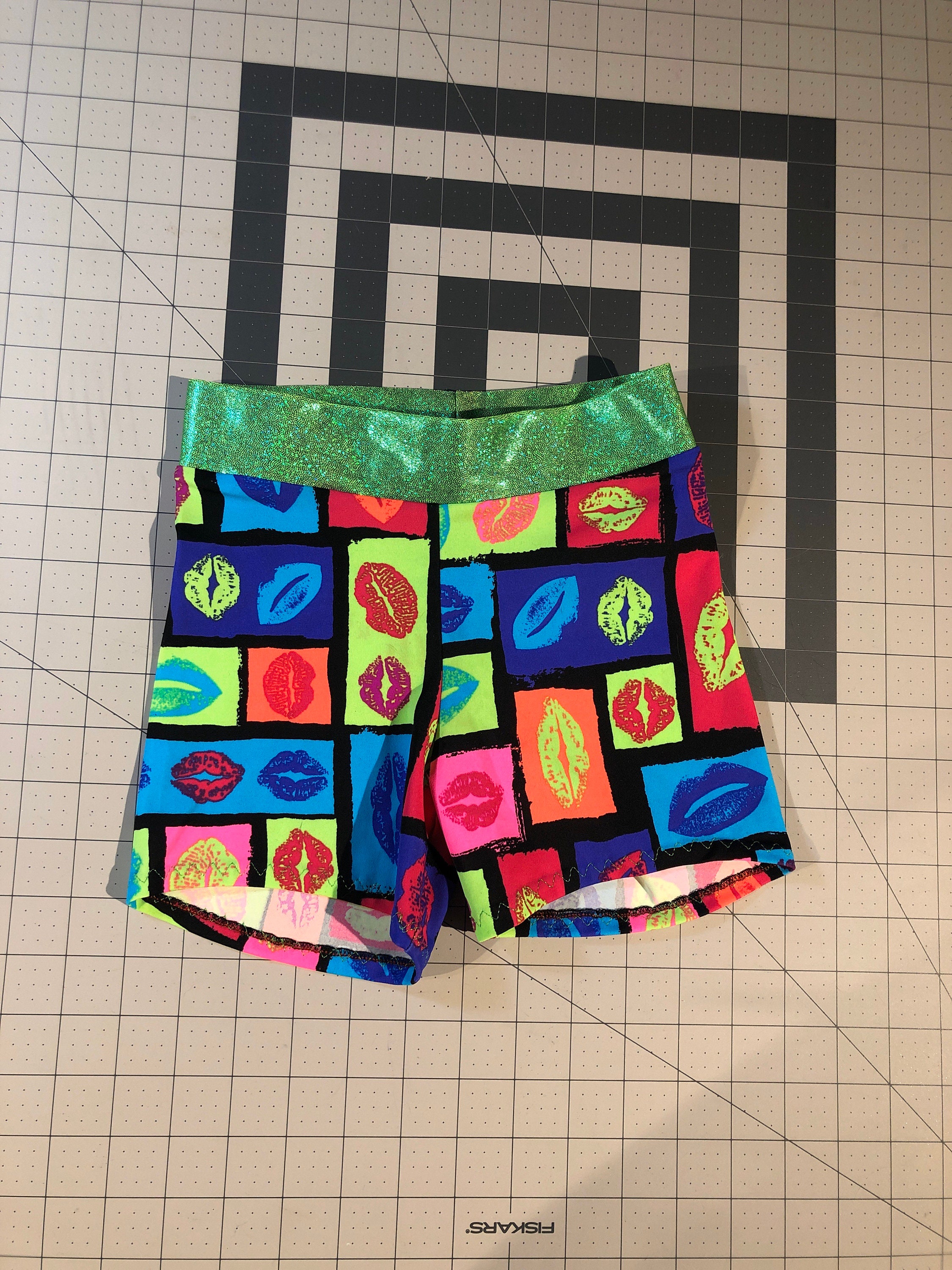 Spandex Shorts / | Etsy 