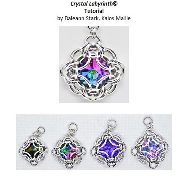 Crystal Labyrinth Pendant Tutorial