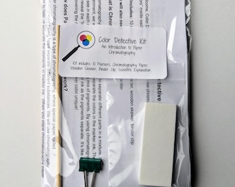 Color Detective Kit – Science Experiment Kit for Kids | Learn Chromatography and Discover Hidden Pigments | Educational STEM Kit for Ages 7+