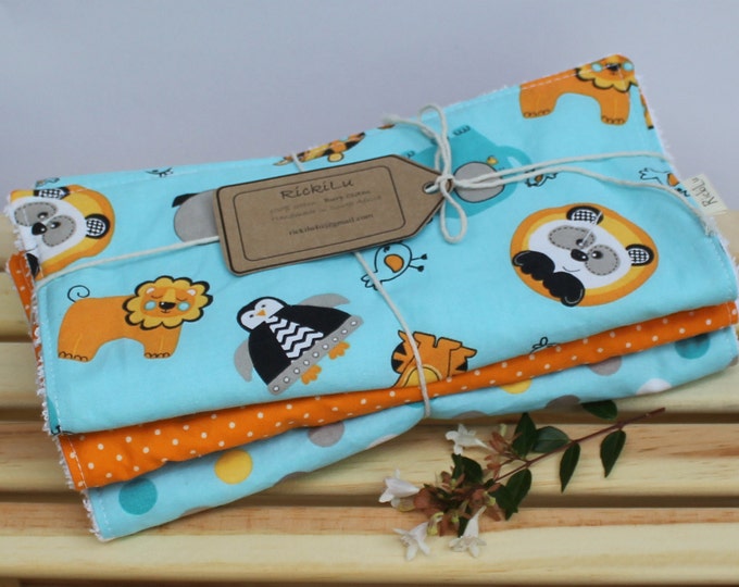 Drooling rags Baby Shower Gift Spit up cloths . Burp cloth Baby Feeding Cloths Baby burp cloths Burp rags