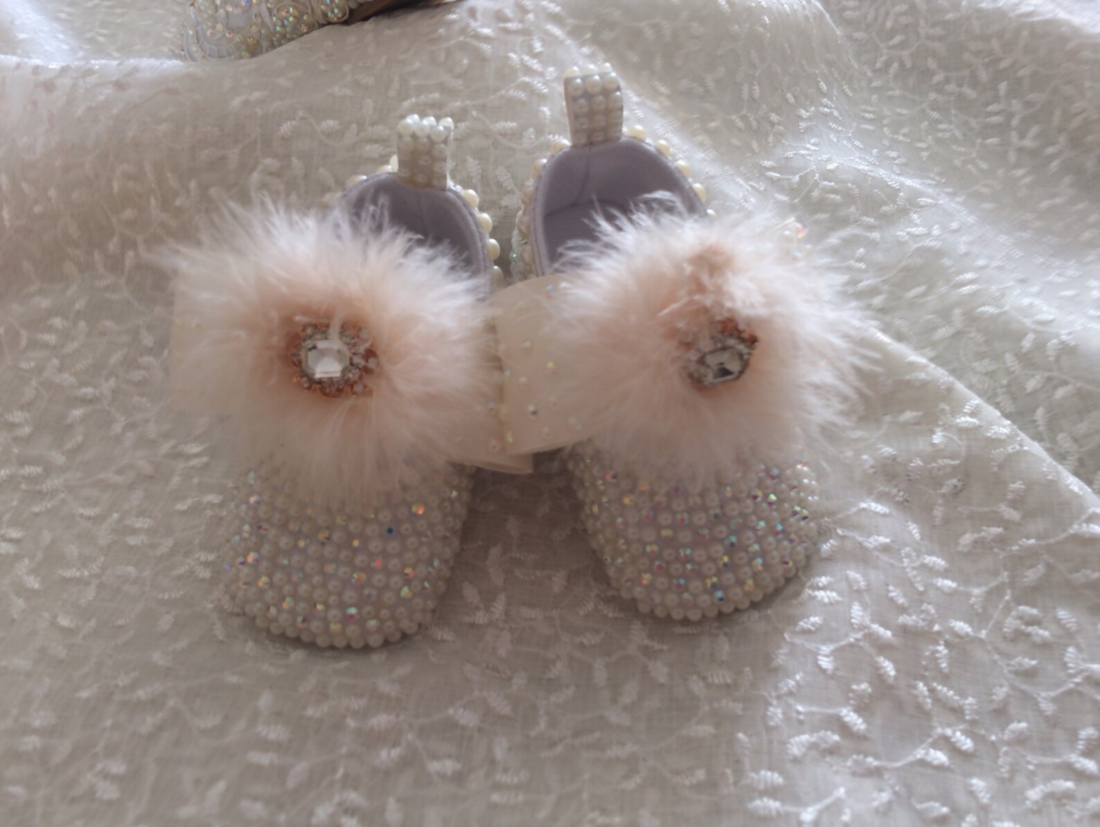 Custom Hand Made Baby Girl Dress Shoes for Lena Embellished Etsy