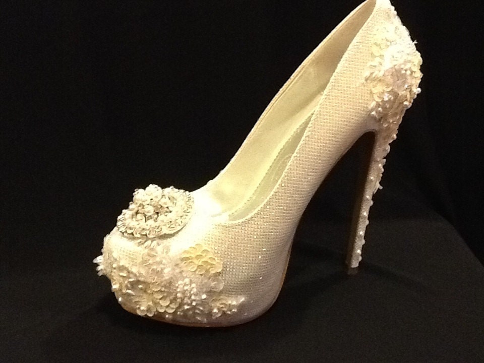 hart crystal embellished evening shoe