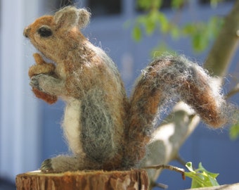 Needle Felted Squirrel