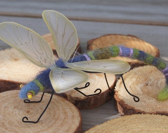 Needle Felted Dragonfly