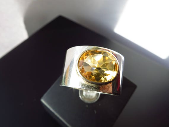 Facetas cabujón Zafiro de piedras preciosas turca 925 Sterling Silver Anillo para hombre Gemston