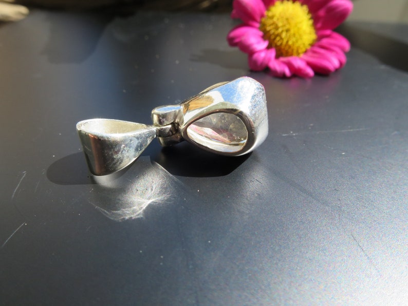 Natural untreated CA3 citrine gemstone handmade pendant set in 925 Sterling Silver faceted Braszil 100/% untreated not burnt yellow natural