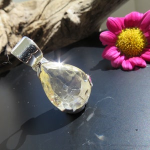 Natural untreated CA5 citrine gemstone handmade pendant set in 925 Sterling Silver Gemstone Citrine faceted Braszil 100% untreated not burnt