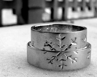 Snowflake rings