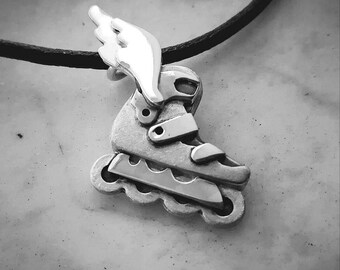 Skate Pendant with wings