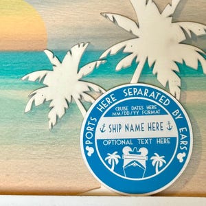 Cruise Magnet Cruise Ornament, Cruise Ornament, Disney Inspired, Cruise,  Personalized, Engraved, Small Gift, Fish Extender,  Stateroom Door