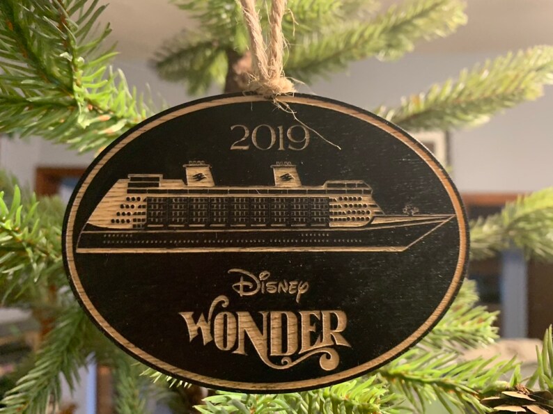 Cruise Ornament Disney Cruise Inspired Personalized Wooden Etsy