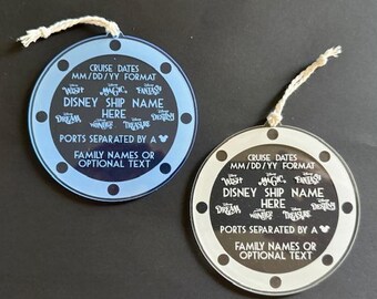 Cruise Ornament, Cruise,  Personalized, Engraved, Small Gift, Fish Extender