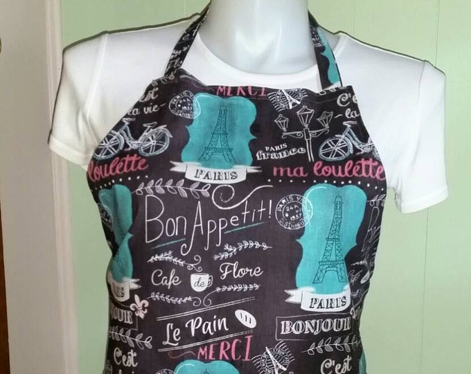 Paris Apron Paris France Aprons French Aprons Eiffel Tower Etsy