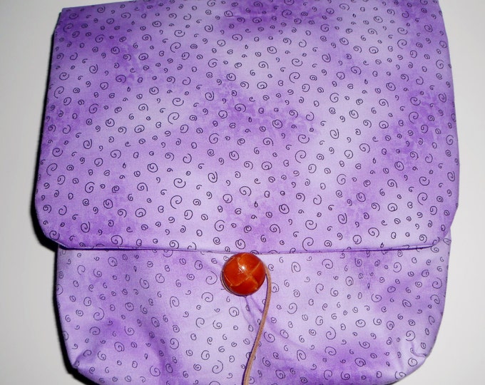 Lavender Travel Cosmetic Bag Purple Makeup Bag Etsy