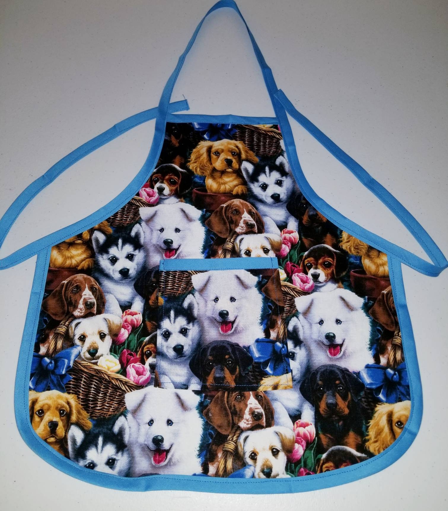 Dog toddler apron/doggy apron/puppy apron/kids aprons/toddler Etsy