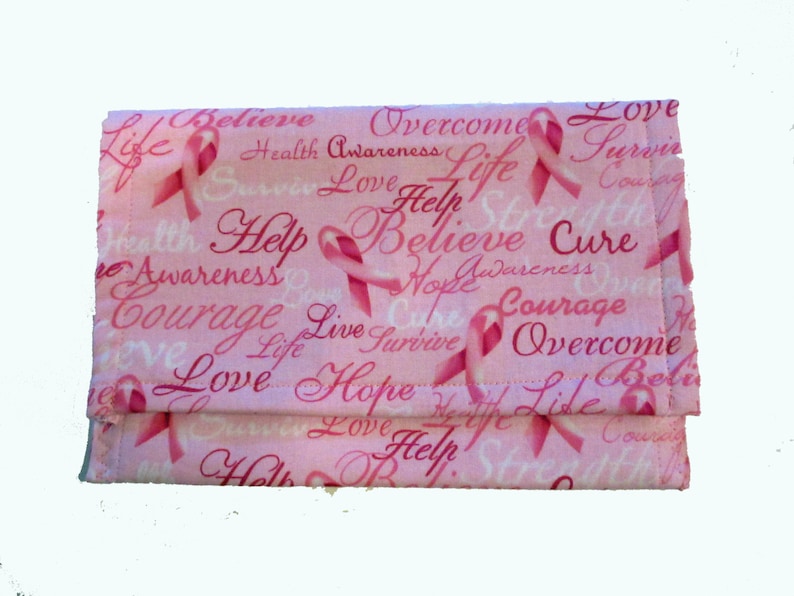 Pink Ribbon Pouch Pink Ribbon pouchespouchespink ribbon walletbreastcancerawareness pink ribbon clutchcell phone pouch