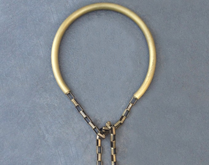 Necklace - Thread Choker Open