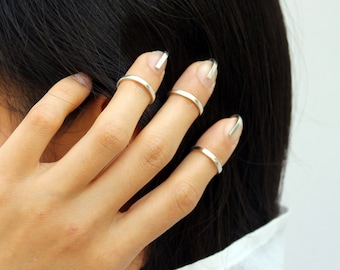 Fingertip Ring | Sterling Silver Nail Ring | Fingernail Ring | Dainty Nail Art | Adjustable Ring | Minimalist Ring | Christmas Gift