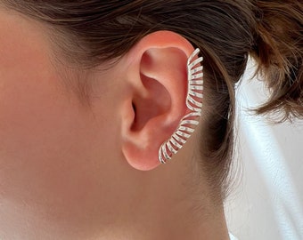 イヤーカフ Inward Curl Silver Large Hoop Ear Cuff For Women il_340x270.3848768182_d9w3.jpg
