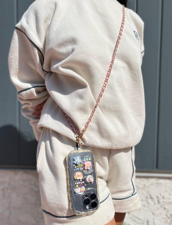 シャネルストラップ Chanel Inspired Chain Crossbody Phone Strap, Adjustable