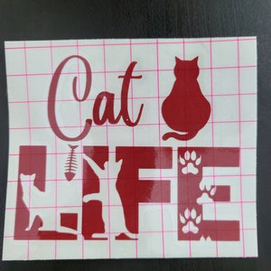 Cat Life Decal