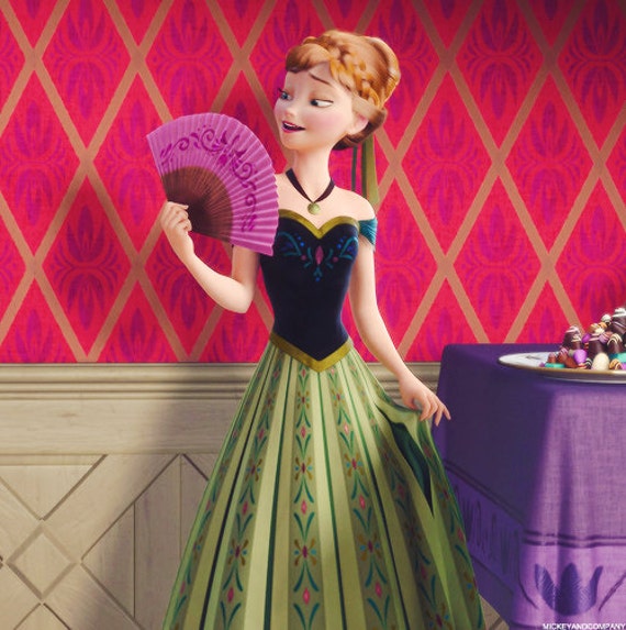 princess anna coronation dress