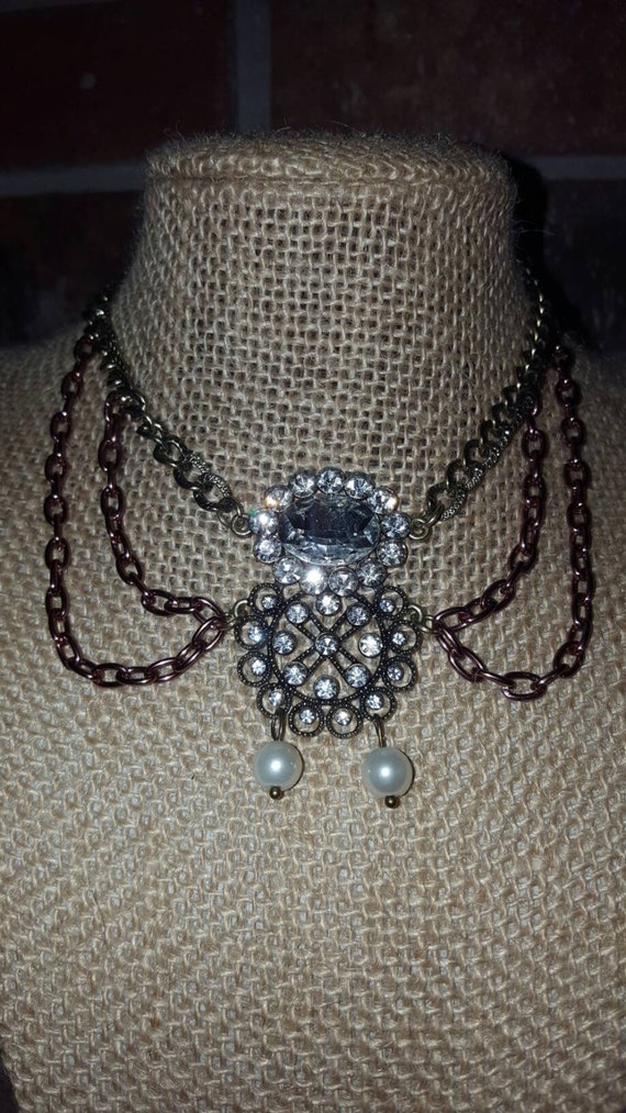 Silver-Toned Rhinestone Crystal Swag Bling Boot Pull Strap Pendant Charm Bracelet Jewelry Gift for Her