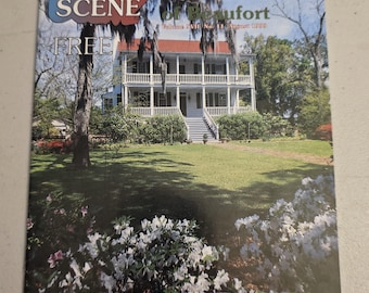 Vintage 1999 “Sea Island Scene” – Beaufort, South Carolina Lowcountry Visitor Magazine – Coastal History Ephemera
