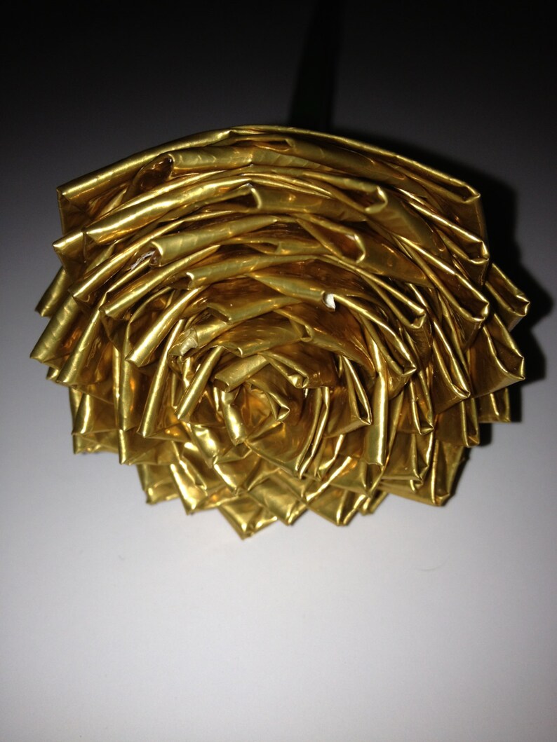 Gold Duck Tape Long Stem Rose Notre Dame Fighting Irish