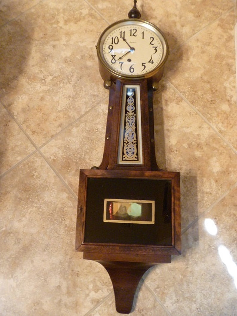 Ingraham Banjo Nyanza Clock Etsy