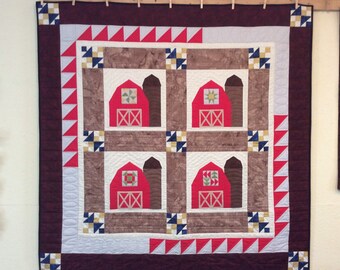 Appliquéd Barn Quilt