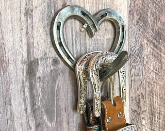 Metal hooks for wall, Heart Hook, Heart Decor, hooks for coats, hooks for wall silver, silver home decor, heart for valentines
