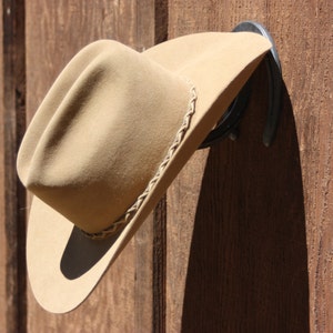 Cowboy Hat Rack, Horseshoe Hat Rack - Country Western Home Decor - Ranch home decor