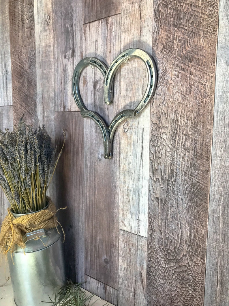 Metal Wall Art Horseshoe Decor Horse Shoe Horseshoe Art Etsy