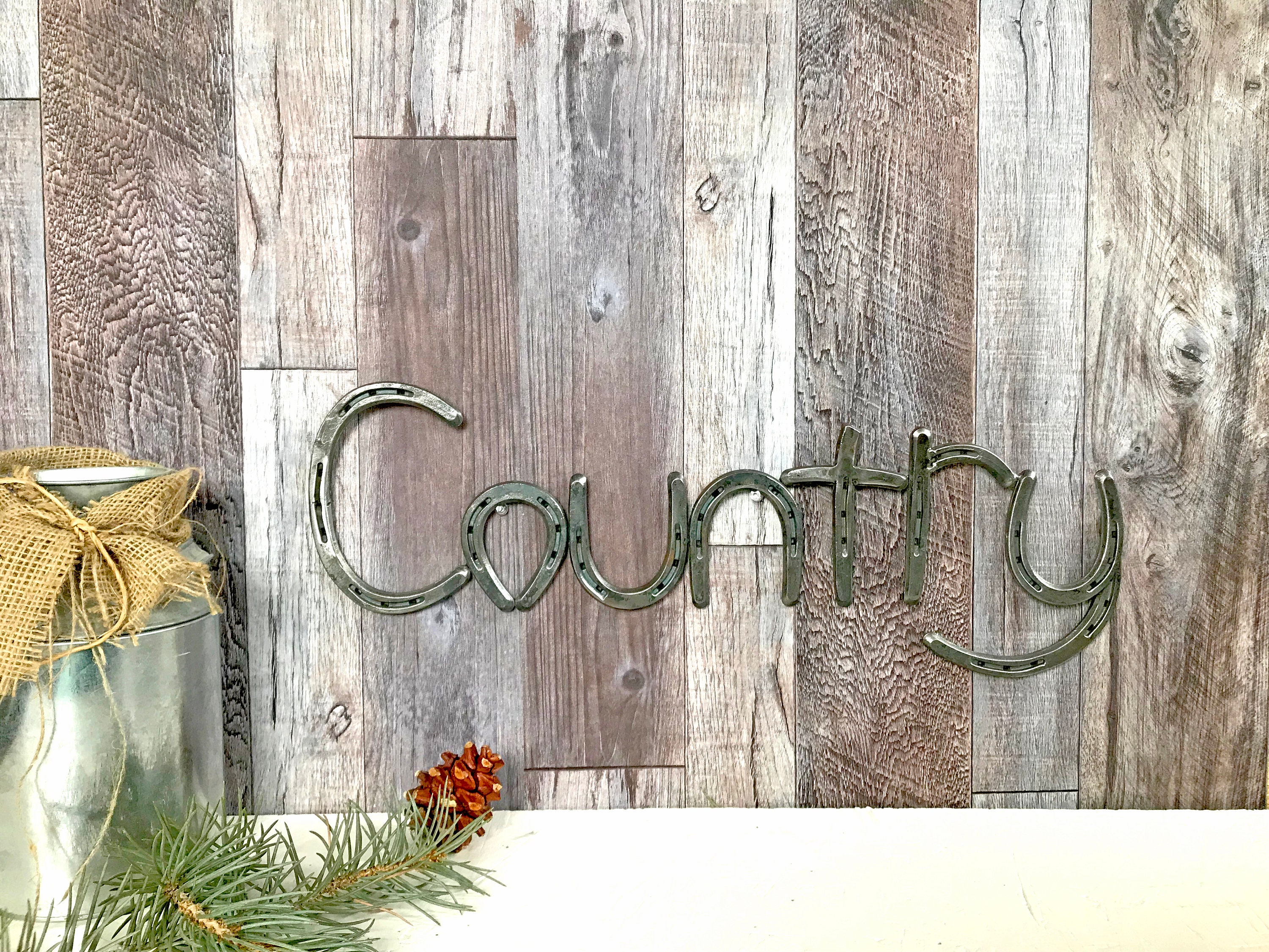 Metal Wall Art for Country Living Country Home Decor - Etsy