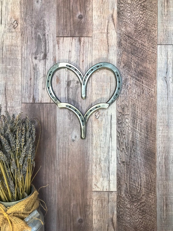 Metal Wall Art Horseshoe Decor Horse Shoe Horseshoe Art Etsy