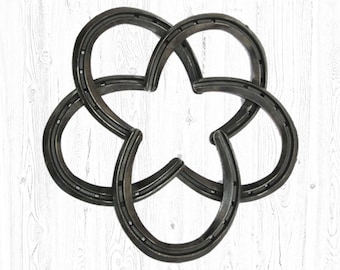 Horseshoe Art, Horseshoe Decor, Star Decor, Star Home Decor, Horse Shoe Art, Rustic Home Decor, Country Home Decor, Western Home Decor
