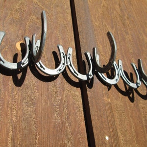 Multiple Hooks for wall, wall hook set of 3, barn hooks, horse shoe hook, home storage, horseshoe decor, farmhouse decor, metal wall hooks