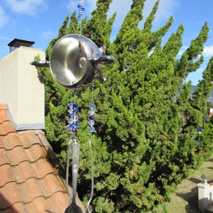 Silver plate sugar bowl wind chime