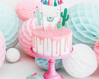 Llama Cake Topper Etsy