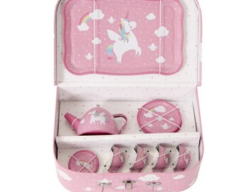 unicorn play tea set