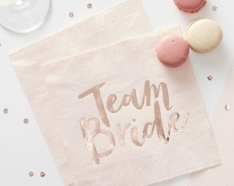 Team bride napkins Clearance