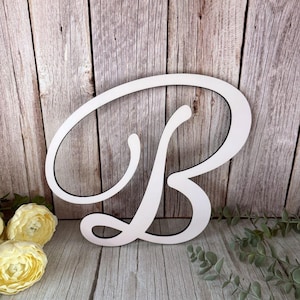 Letrero de letra de pared personalizado, Decoración de guardería infantil, Nombre inicial de pared de madera, Regalo de bautizo, Regalo de recién nacido, Decoración de dormitorio
