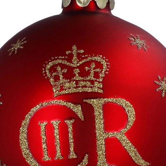 クリスマスロイヤルレッドガラスオーナメント、ツリー用エレガントな